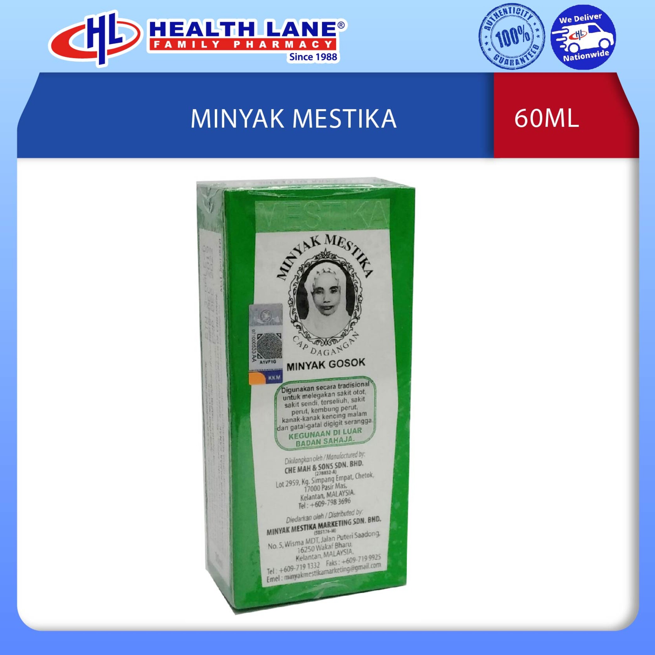 MINYAK MESTIKA 60ML